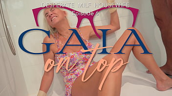 370 desperate milf housewife pissing anal creampie drink pee