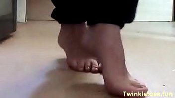 Foot sexy blonde stay at home mom shows all