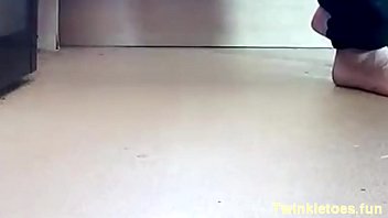 Foot sexy blonde stay at home mom shows all