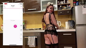 Lustful games with charming busty maid cum many times from vibrator and dildo