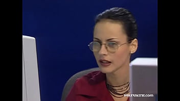 Secretary michelle wild has anal sex in office with co worker