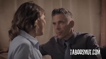 Brunette college girl gives in to her professor's rough anal sex