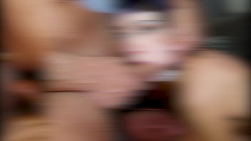 First dp to very skinny girl gets ripped by 3 big cock atm atp dp rimjob lick feet she love everything 3one1