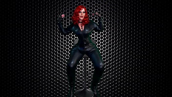 Mature avenger cosplay masturbation and orgasms