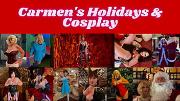 Mature avenger cosplay masturbation and orgasms