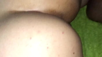 I was blindfolded by my cuck and he invited a friend to fuck and creampie me