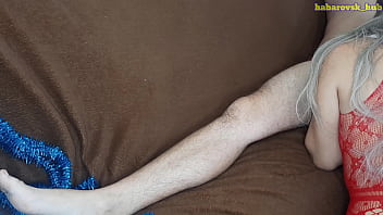 Christmas in sexy horny outfit