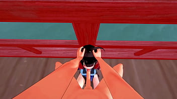 Mumei gets fucked and all her holes filled with cum pov