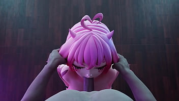 Getting your cock sucked by a bunny girl