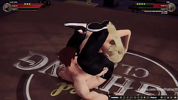 Jerle vs ellie nf3d mixed mma combat maledom