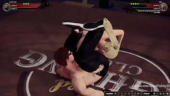 Jerle vs ellie nf3d mixed mma combat maledom