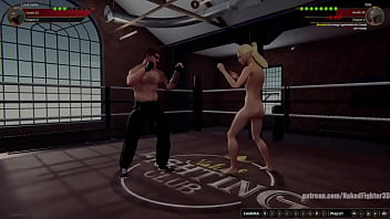 Jerle vs ellie nf3d mixed mma combat maledom