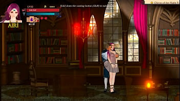 Cute woman making a blowjob to a ancient man in guilth2 erotic game video