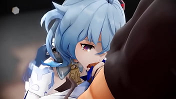 Blowjob to a hilichurl