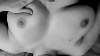 Nice tits taking cum