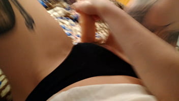 Big toy makes me cum intense