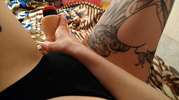 Big toy makes me cum intense