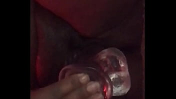 Stretching my pussy with big toy