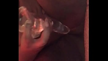 Stretching my pussy with big toy