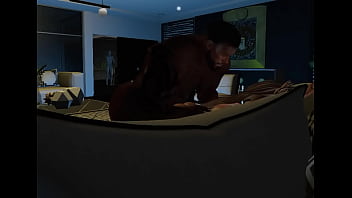 Tasting a big black football player