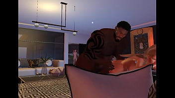 Tasting a big black football player