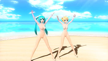 Hatsune miku y rin desnudas mod