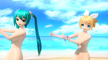 Hatsune miku y rin desnudas mod