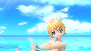 Hatsune miku y rin desnudas mod