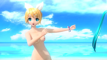Hatsune miku y rin desnudas mod