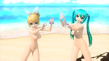 Hatsune miku y rin desnudas mod