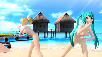 Hatsune miku y rin desnudas mod