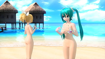Hatsune miku y rin desnudas mod