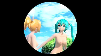 Hatsune miku y rin desnudas mod