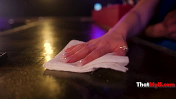 Blonde boss wants an employee who can fuck her all day on the job