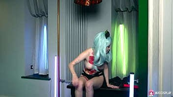 Sexy slutty teen rebecca nixon has fun with a sex toy