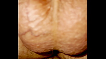 Close up solo male gets hard