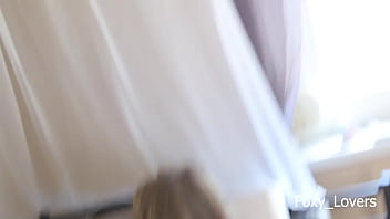 Slutty teen roommate sucks my cock after reading a book sloppy blowjob with huge cum