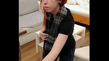 Tiny girl coming home