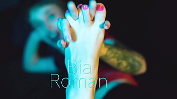 Talking dirty and sucking my toes