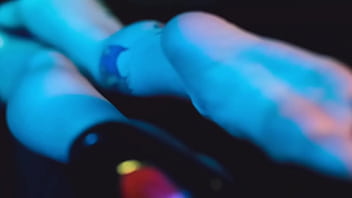 Talking dirty and sucking my toes