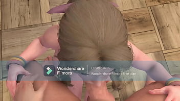 Aerith gets rocked by huge cock in class and enjoys it Aerith gets rocked by huge cock in class and enjoys it