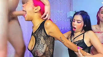 Huge cock rakes teresa's throat sloppy