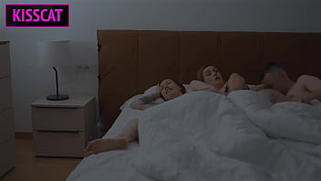 Step mom and step sister share bed with step son—will a hotel mix up ignite a taboo threesome Step mom and step sister share bed with step son—will a hotel mix up ignite a taboo threesome