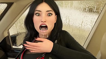 Mamada al moreno del taxi