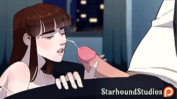 She loves to stroke it