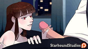 She loves to stroke it