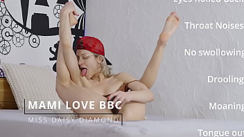 Gym mami gagging wet and sloppy squirting