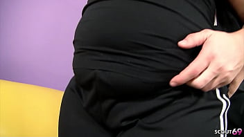 Blonde bbw chubby girl with big pierced natural tits seduce her coach to cheating fuck Blonde bbw chubby girl with big pierced natural tits seduce her coach to cheating fuck