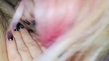 The snow maiden in funny shoes came to congratulate