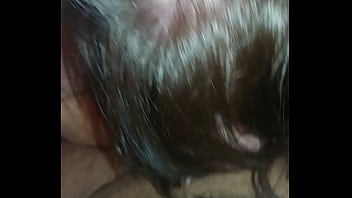 She licks and sucks the fuck juices from our cowgirl session